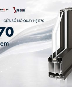 Cửa đi mở quay R70 Maxpro