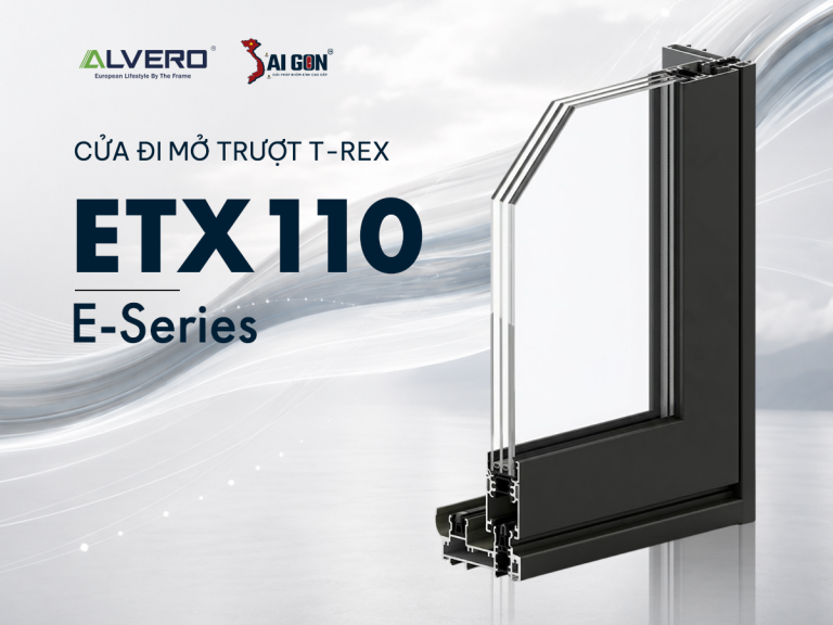 CỬA ĐI MỞ TRƯỢT T-REX NHÔM ETX110 ALVERO
