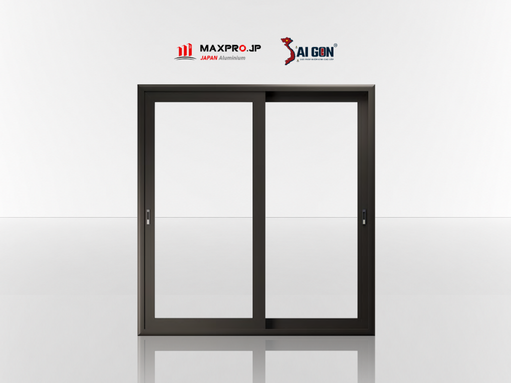 Cửa nhôm SW55 mang thiết kế thanh thoát, giúp mở rộng tầm nhìn nhưng vẫn bảo vệ ngôi nhà an toàn.