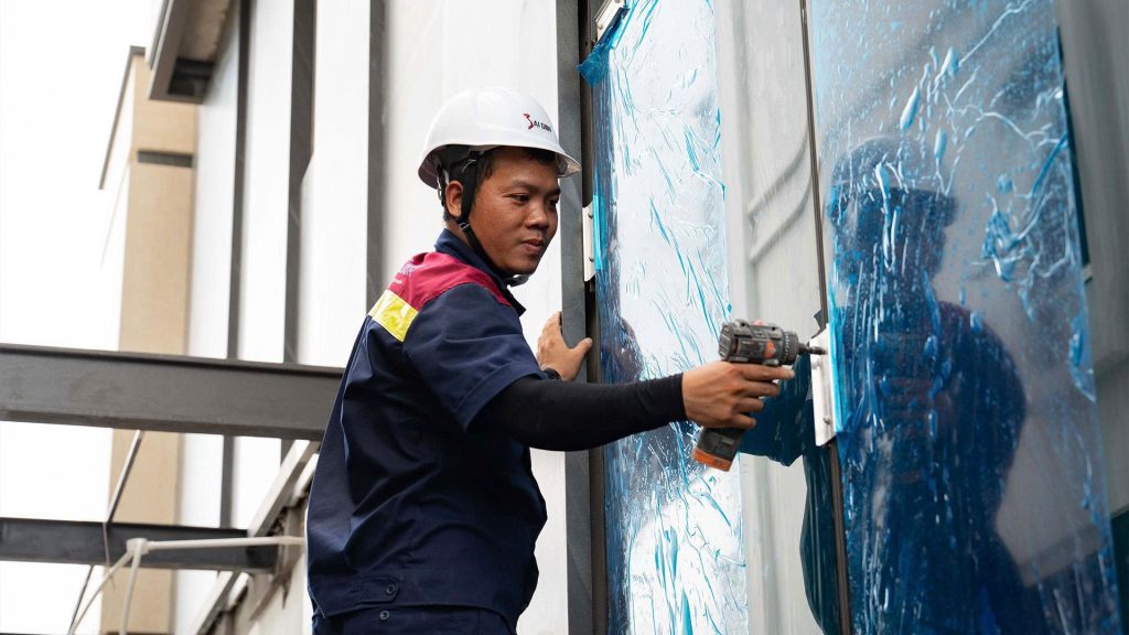 Đội ngũ thợ lành nghề thi công chuẩn chỉ