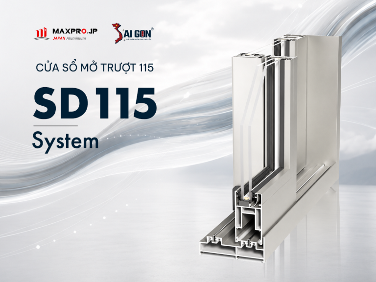 Cửa Lùa SD115- Giải pháp nhôm kính cao cấp