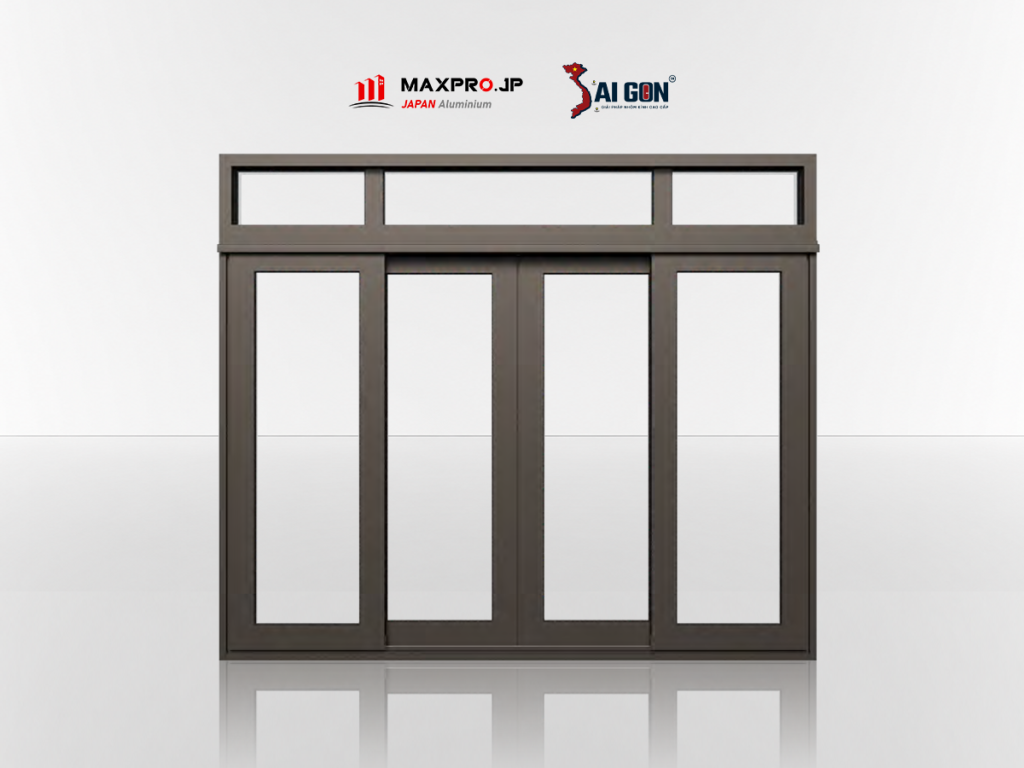 Cửa sổ mở trượt SW83 bốn cánh lấy sáng tối đa
