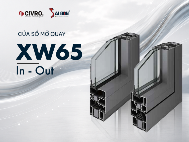 Hệ nhôm XW65 là dòng profile cửa sổ cao cấp siêu cách nhiệt thuộc X Series của thương hiệu CIVRO