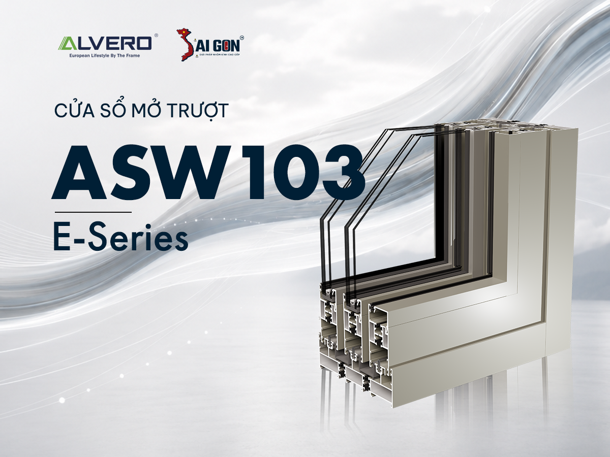CỬA SỔ MỞ TRƯỢT NHÔM CẦU CÁCH NHIỆT ALVERO ASW103 