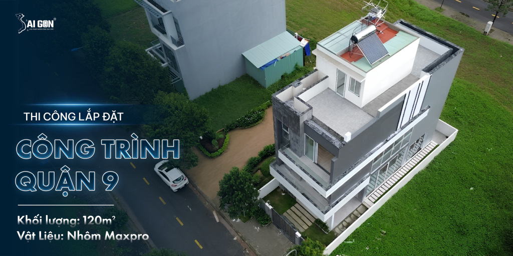 Thi công nhôm kính công trình quận 9