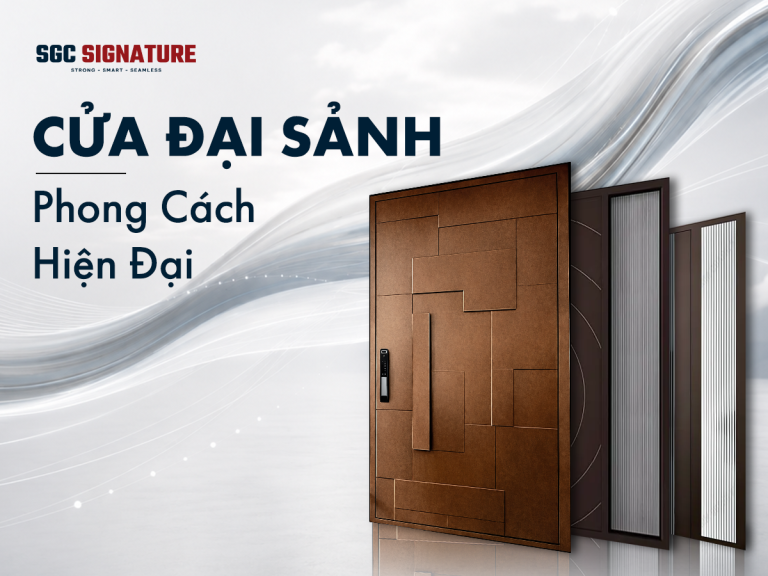 CỬA ĐI ĐẠI SẢNH HIỆN ĐẠI: LỐI VÀO BIỆT THỰ XỨNG TẦM