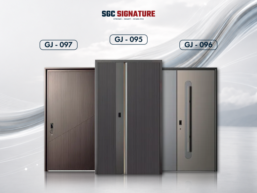 Cửa đi đại sảnh hiện đại tối giản