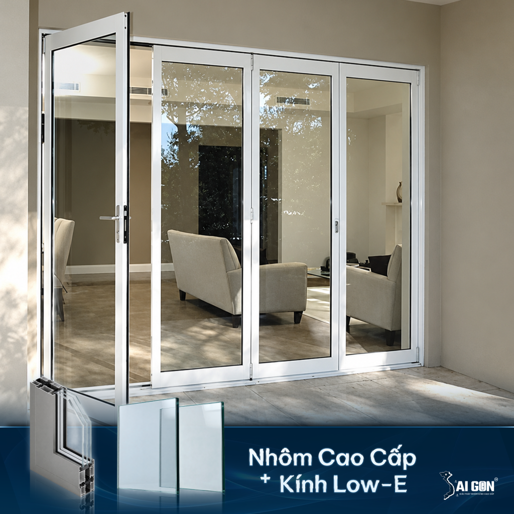 Kính slow giúp chống nóng nhưng vẫn đảm bảo không gian ngập tràn ánh sáng