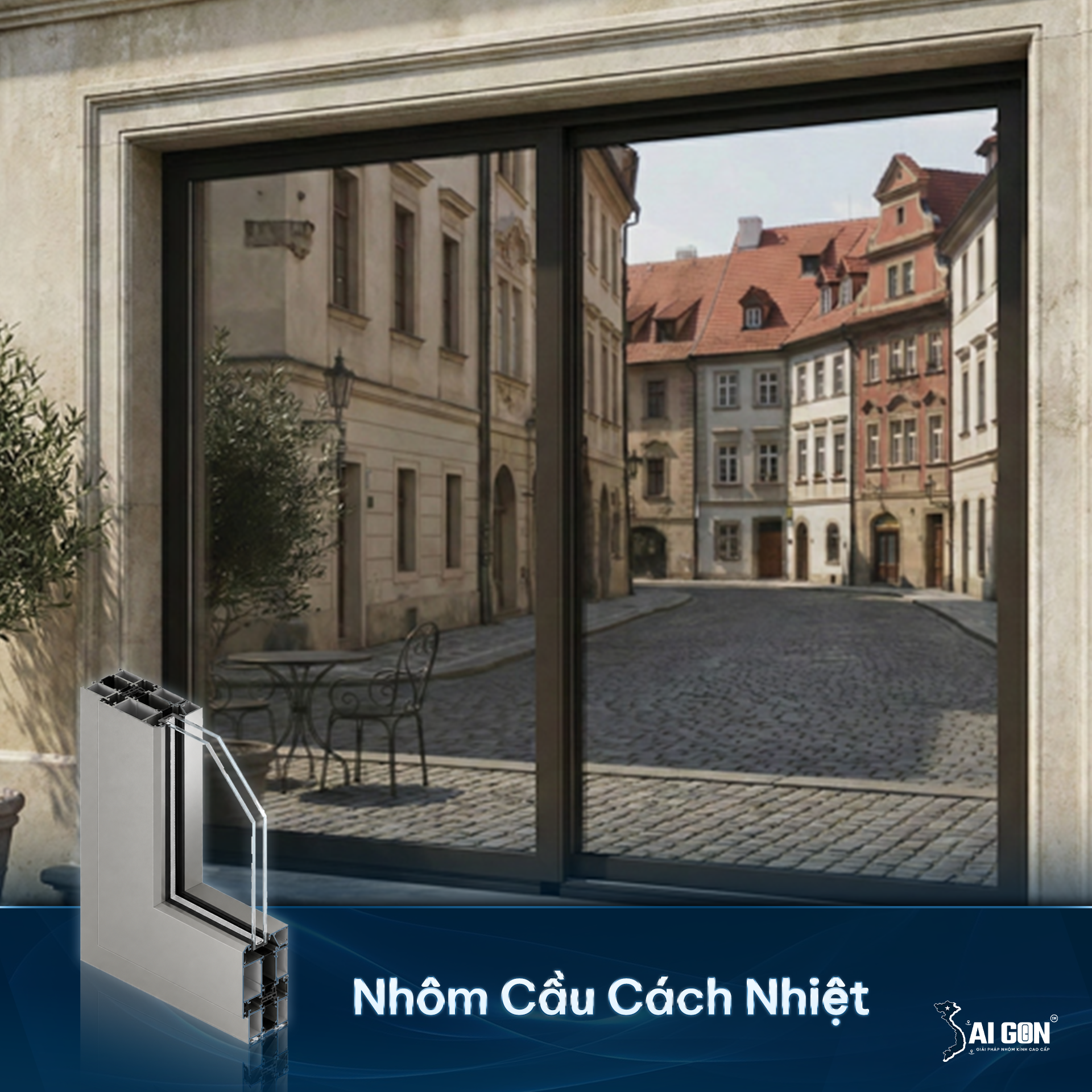 Nhôm cầu cách nhiệt với khả năng các âm cách nhiệt vượt trội